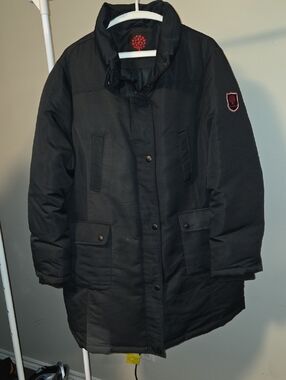 Canadiana Black Women's Insulated Coat - Down filled Size 2X